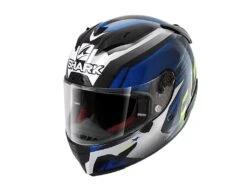 Shark Race-R Pro Aspy Zwart Blauw Geel KBY -Shark Verkoopwinkel 1 race r pro aspy kby 34front he8621