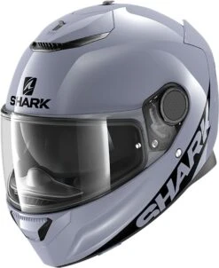 Shark Spartan 1.2 Blank Nardo Grijs Glans Integraalhelm -Shark Verkoopwinkel 1 spartan blank s01 34lfront he3430