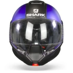 Shark Evojet Karonn Mat Zwart Zilver Blauw KSB Systeemhelm -Shark Verkoopwinkel Shark evojet karonn mat black silver blue.01