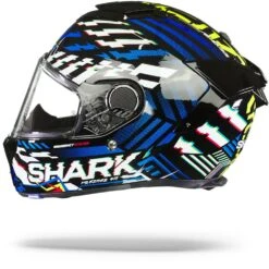 Shark Spartan GT Bcl. Micr. E-Brake Zwart Geel Blauw KYB Integraalhelm -Shark Verkoopwinkel Shark spartan gt bcl micr e brake black yellow blue.11