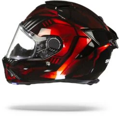 Shark Spartan GT Bcl. Micr. Replikan Zwart Chrom Rood KUR Integraalhelm -Shark Verkoopwinkel Shark spartan gt bcl micr replikan black chrom red kur.11