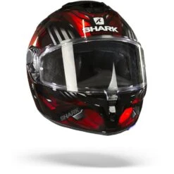 Shark Spartan GT Bcl. Micr. Replikan Zwart Chrom Rood KUR Integraalhelm -Shark Verkoopwinkel Shark spartan gt bcl micr replikan black chrom red kur.35