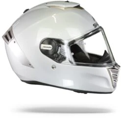 Shark Spartan RS Blank Wit Zilver Glanzend W01 Integraalhelm -Shark Verkoopwinkel Shark spartan rs blank white silver glossy w01.29