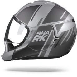 Shark Evojet Vyda Mat Zilver Antraciet Zwart SAK Systeemhelm -Shark Verkoopwinkel SharkEvojetVydaMatSAK.11