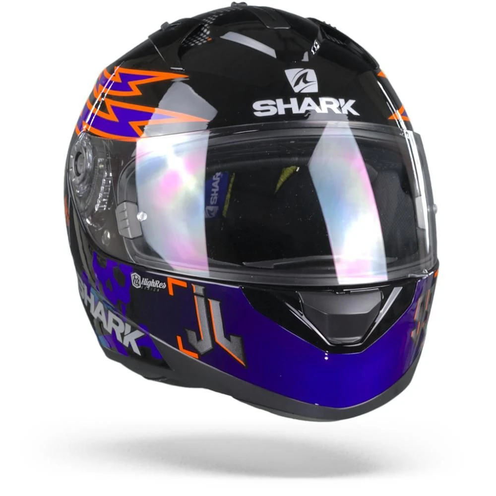Shark Ridill 1.2 Catalan Bad Boy Zwart Blauw Oranje KBO Integraalhelm 4 Shark Ridill 1.2 Catalan Bad Boy Zwart Blauw Oranje KBO Integraalhelm - Afbeelding 2