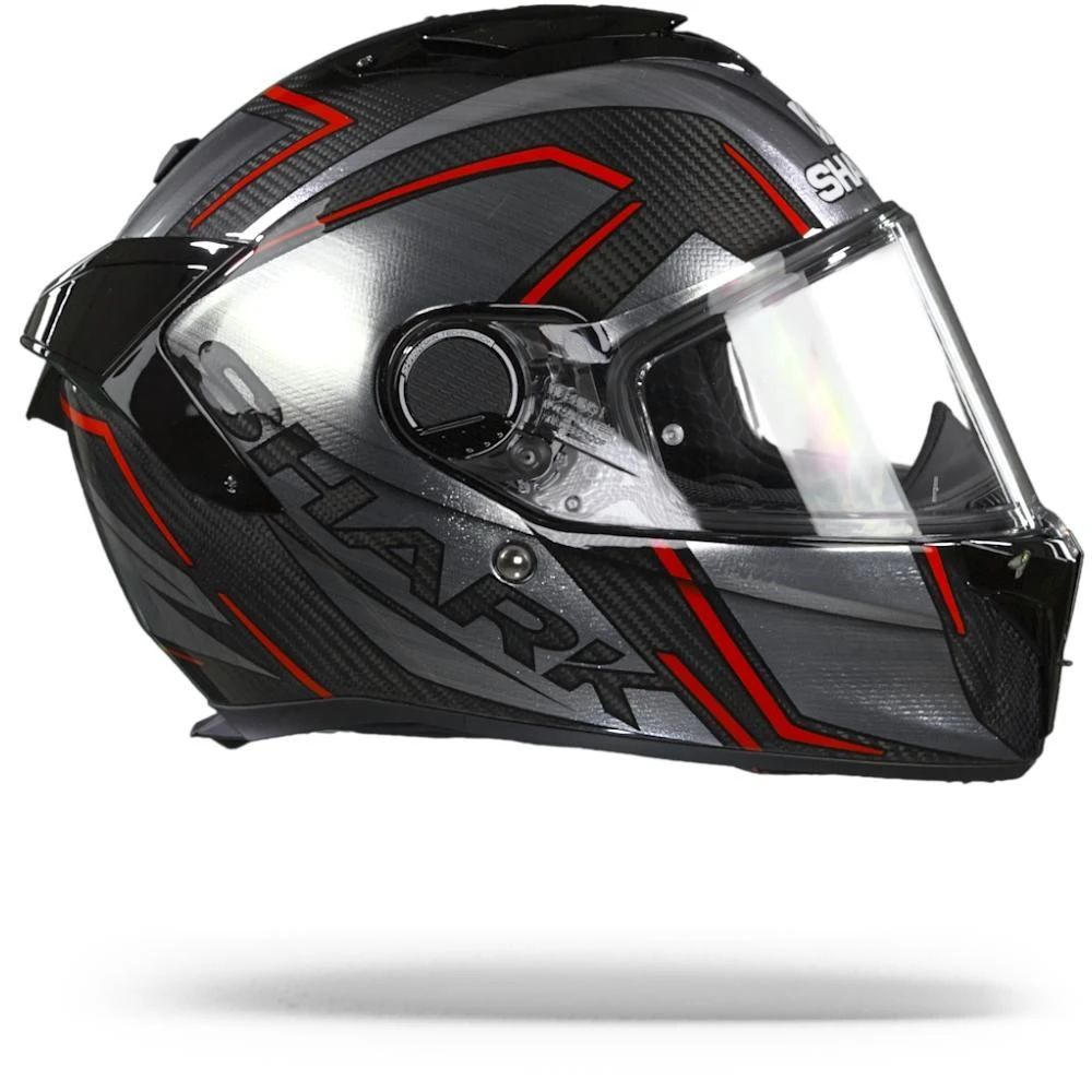Shark Spartan GT Carbon Kromium DUR Carbon Chroom Rood Integraalhelm 7 Shark Spartan GT Carbon Kromium DUR Carbon Chroom Rood Integraalhelm - Afbeelding 5