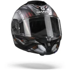 Shark Spartan GT Replican Mat KUS Zwart Chrome Zilver Integraalhelm