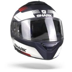 Shark Spartan 1.2 Strad Mat Blauw Wit Rood BWR -Shark Verkoopwinkel SharkSpartanStradMatBWR.35