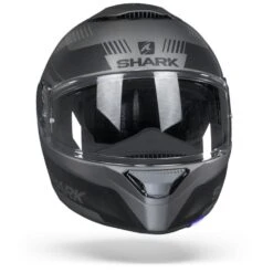 Shark Spartan 1.2 Strad Mat Zwart Antraciet Zilver Integraalhelm -Shark Verkoopwinkel Shark spartan 1.2 strad man anthracite black silver.36