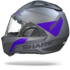 Shark Evo GT Encke Mat Antraciet Blauw Zwart Systeemhelm -Shark Verkoopwinkel Sharkevogtenckematanthraciteblueblack.11