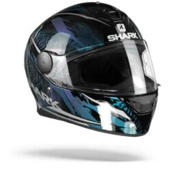 Shark D-Skwal 2 Shigan Zwart Violet Glitter KVX Integraalhelm