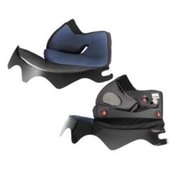 SHARK SPARTAN CARBON 1.2 Zwart Wangkussens (25mm)