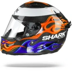 Shark Race-R Pro Carbon Lorenzo 2019 DBR Carbon Blauw Rood Integraalhelm -Shark Verkoopwinkel race r pro carbon lorenzo 2019 dbr.10 1