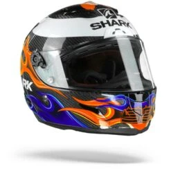 Shark Race-R Pro Carbon Lorenzo 2019 DBR Carbon Blauw Rood Integraalhelm