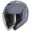 Shark Citycruiser Blank Zilver S01 Jethelm -Shark Verkoopwinkel shark citycruiser blank silver jet helmet