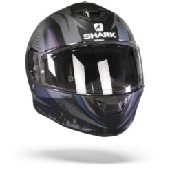 Shark D-Skwal 2 Atraxx Mat Zwart Antraciet Blauw KAB Integraalhelm -Shark Verkoopwinkel shark d skwal 2 atraxx mat black anthracite blue kab.35