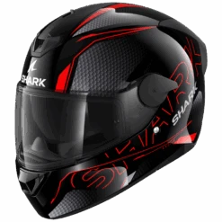 Shark D-Skwal 2 Cadium Zwart Rood Zwart KRK Integraalhelm