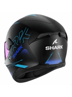Shark D-Skwal 2 Cadium Mat Zwart Blauw Zwart KBK Integraalhelm -Shark Verkoopwinkel shark d skwal 2 cadium mat black blue black kbk 2