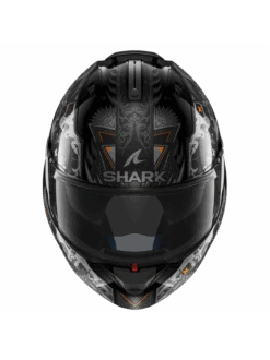 Shark Evo ES K-Rozen Zwart Antraciet Oranje KAO Systeemhelm -Shark Verkoopwinkel shark evo es k rozen black anthracite orange kao 3