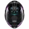 Shark Evo ES K-Rozen Zwart Violet Glitter KVX Systeemhelm -Shark Verkoopwinkel shark evo es k rozen black violet glitter kvx 3