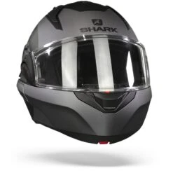 Shark Evo ES Kedje Mat Zwart Antraciet Zwart KAK Systeemhelm -Shark Verkoopwinkel shark evo es kedje mat black anthracite black kak.35