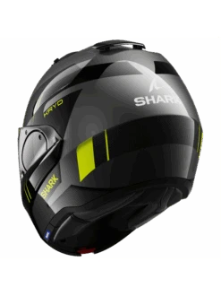 Shark Evo ES Kryd Antraciet Zwart Geel AKY Systeemhelm -Shark Verkoopwinkel shark evo es kryd anthracite black yellow aky 2