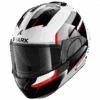Shark Evo ES Kryd Wit Zwart Rood WKR Systeemhelm -Shark Verkoopwinkel shark evo es kryd white black red wkr 1