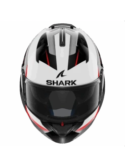Shark Evo ES Kryd Wit Zwart Rood WKR Systeemhelm 7 Shark Evo ES Kryd Wit Zwart Rood WKR Systeemhelm -Shark Verkoopwinkel shark evo es kryd white black red wkr 3