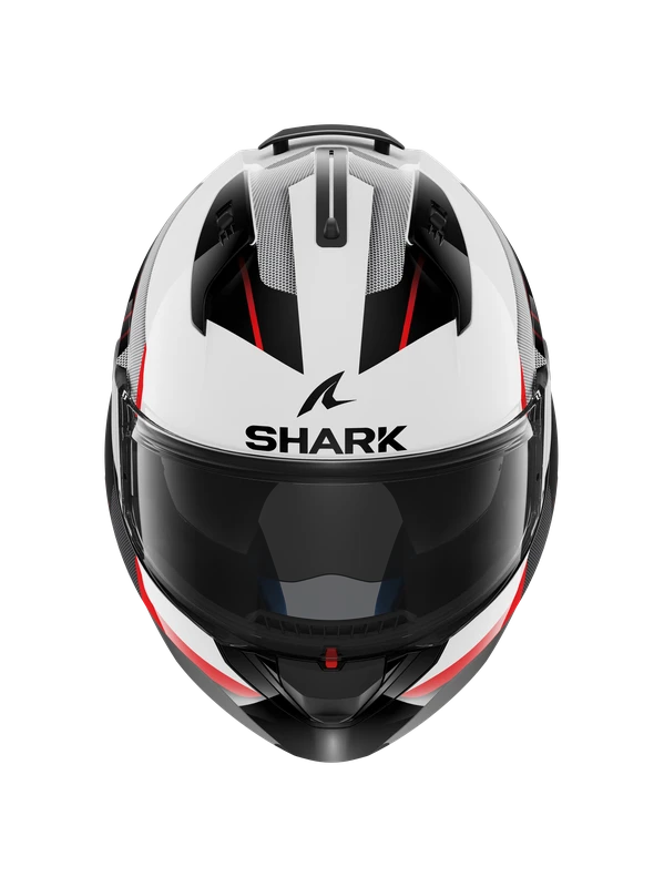 Shark Evo ES Kryd Wit Zwart Rood WKR Systeemhelm 5 Shark Evo ES Kryd Wit Zwart Rood WKR Systeemhelm - Afbeelding 3