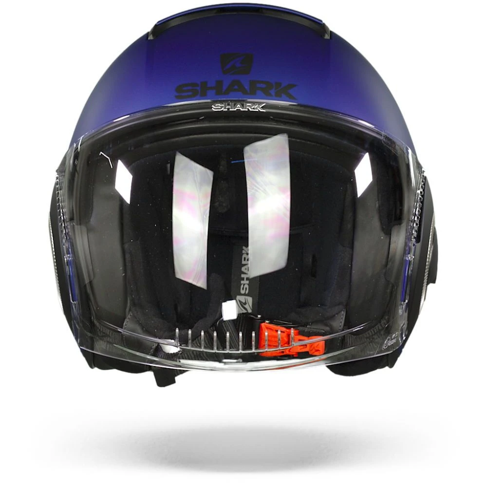 Shark Nano Street Neon Mat Blauw Zwart Blauw BKB Jethelm 4 Shark Nano Street Neon Mat Blauw Zwart Blauw BKB Jethelm - Afbeelding 2