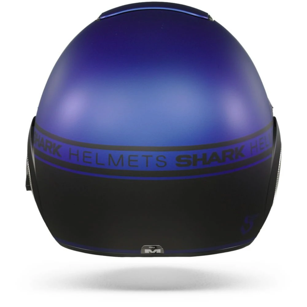 Shark Nano Street Neon Mat Blauw Zwart Blauw BKB Jethelm 7 Shark Nano Street Neon Mat Blauw Zwart Blauw BKB Jethelm - Afbeelding 5