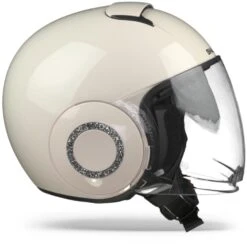 Shark Nano Swarovski Crystal Blank PAR Roze Powder Jethelm