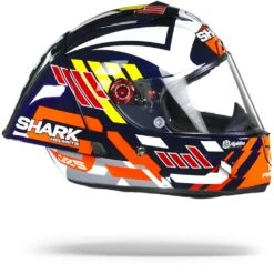 Shark Race-R Pro GP Zarco Signature Blauw Wit Rood BWR Integraalhelm -Shark Verkoopwinkel shark race r pro gp zarco signature blue white red bwr.29