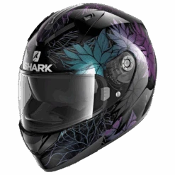 Shark Ridill 1.2 Nelum Zwart Glitter Zwart Integraalhelm
