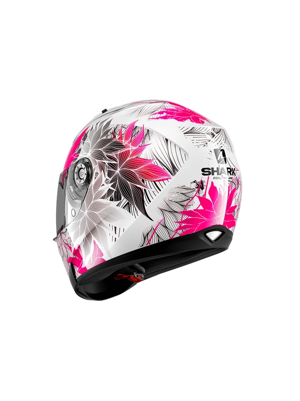 Shark Ridill 1.2 Nelum White Black Violet Full Face Helmet 4 Shark Ridill 1.2 Nelum White Black Violet Full Face Helmet - Afbeelding 2