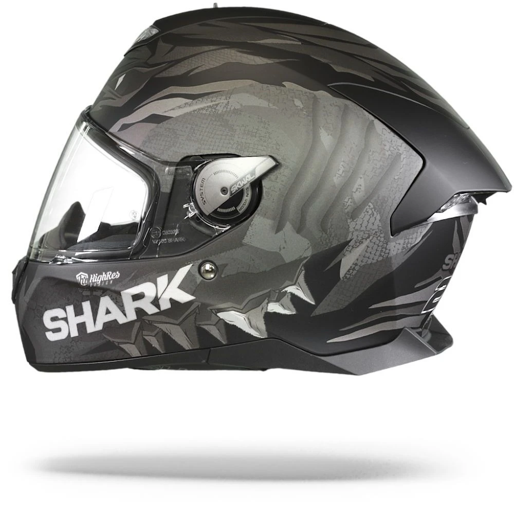 Shark Skwal 2 Iker Lecuona Mat Zwart Antraciet Zilver KAS Integraalhelm 8 Shark Skwal 2 Iker Lecuona Mat Zwart Antraciet Zilver KAS Integraalhelm - Afbeelding 6