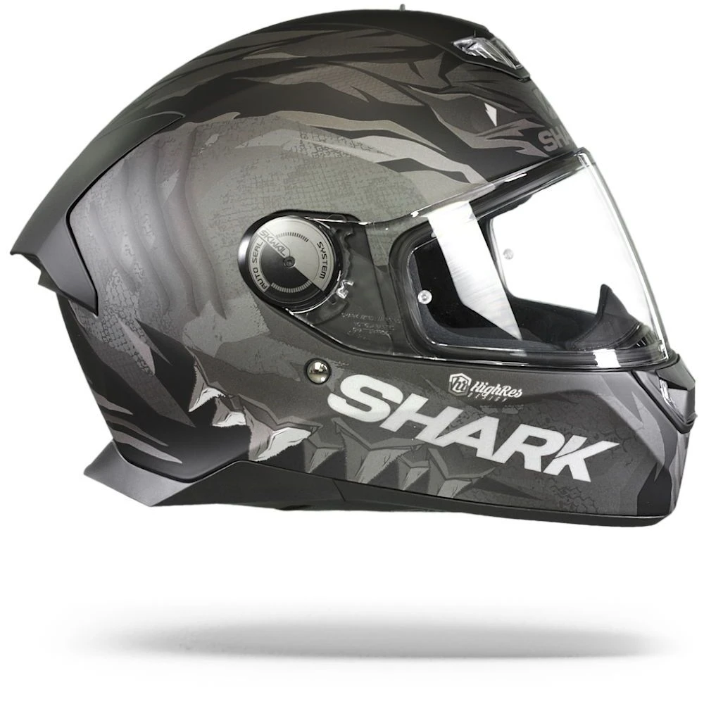 Shark Skwal 2 Iker Lecuona Mat Zwart Antraciet Zilver KAS Integraalhelm 7 Shark Skwal 2 Iker Lecuona Mat Zwart Antraciet Zilver KAS Integraalhelm - Afbeelding 5