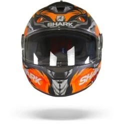 Shark Skwal 2 Iker Lecuona Mat Zwart Oranje Zilver KOS Integraalhelm -Shark Verkoopwinkel shark skwal 2 iker lecuona mat black orange silver kos.01