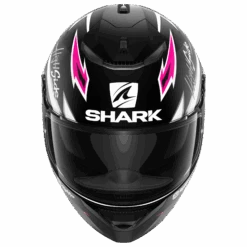 Shark Spartan 1.2 Adrian Parassol Mat Zwart Antraciet Paars KAV Integraalhelm