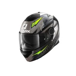 Shark Spartan 1.2 Adrian Parassol Mat Antraciet Zwart Geel AKY Integraalhelm