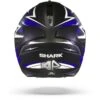 Shark Spartan 1.2 Adrian Parassol Mat Zwart Blauw Zilver KBS Integraalhelm