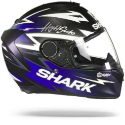 Shark Spartan 1.2 Adrian Parassol Mat Zwart Blauw Zilver KBS Integraalhelm -Shark Verkoopwinkel shark spartan 1.2 adrian parassol mat black blue silver kbs.29