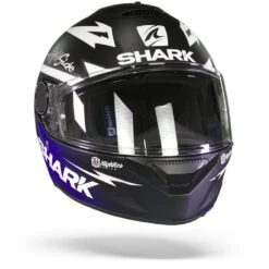 Shark Spartan 1.2 Adrian Parassol Mat Zwart Blauw Zilver KBS Integraalhelm -Shark Verkoopwinkel shark spartan 1.2 adrian parassol mat black blue silver kbs.35