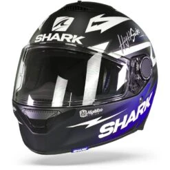 Shark Spartan 1.2 Adrian Parassol Mat Zwart Blauw Zilver KBS Integraalhelm -Shark Verkoopwinkel shark spartan 1.2 adrian parassol mat black blue silver kbs frontpage