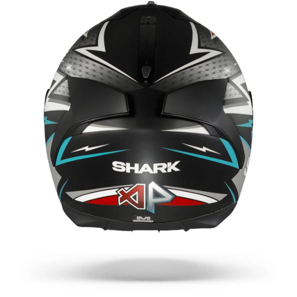 Shark Spartan 1.2 Adrian Parassol Mat Zwart Zilver Rood Integraalhelm 4 Shark Spartan 1.2 Adrian Parassol Mat Zwart Zilver Rood Integraalhelm - Afbeelding 2