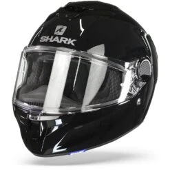 Shark Spartan GT Blank Bcl. Micr. Zwart Blk Integraalhelm -Shark Verkoopwinkel shark spartan gt blank bcl micr.black blk frontpage