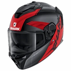 Shark Spartan GT Elgen Mat Bcl. Micr. Zwart Antraciet Rood KAR Integraalhelm
