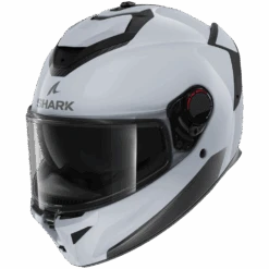 Shark Spartan GT Pro Blank Light Wit Glanzend W03 Integraalhelm -Shark Verkoopwinkel shark spartan gt pro blank light white glossy w03 1