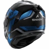 Shark Spartan GT Pro Ritmo Carbon Carbon Blauw Chrom DBU Integraalhelm -Shark Verkoopwinkel shark spartan gt pro ritmo carbon carbon blue chrom dbu 2