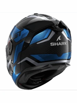 Shark Spartan GT Pro Ritmo Carbon Carbon Blauw Chrom DBU Integraalhelm